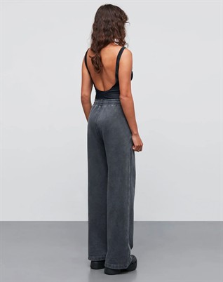 Compact Cotton Lotti Bukser - Asphalt